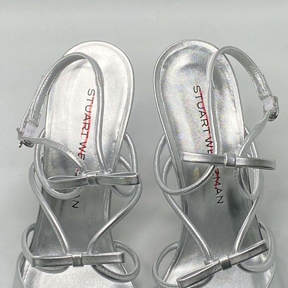 Stuart Weitzman Bow Strappy Sandals size 8.5 - Picture 8 of 11